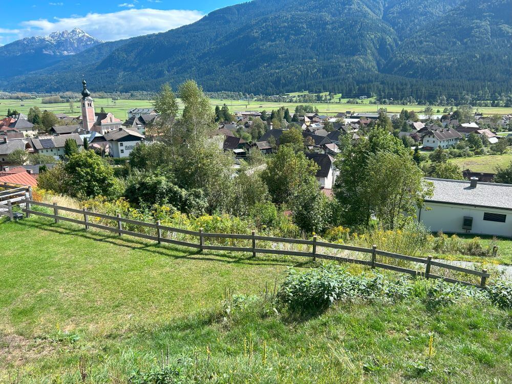 Panoramablick auf das Gailtal